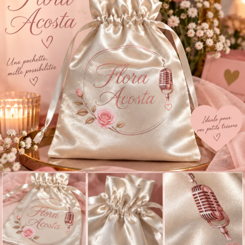 Pochette Satin Flora Acosta 👛