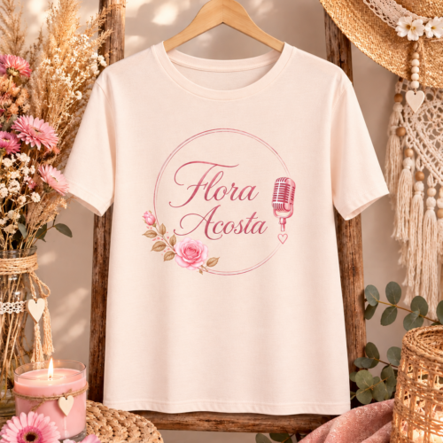 🌸 T-Shirt logo Flora Acosta 🌸