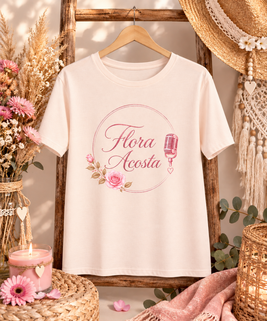 🌸 T-Shirt logo Flora Acosta 🌸