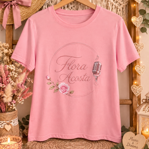 🌸 T-Shirt Logo Flora Acosta 🌸