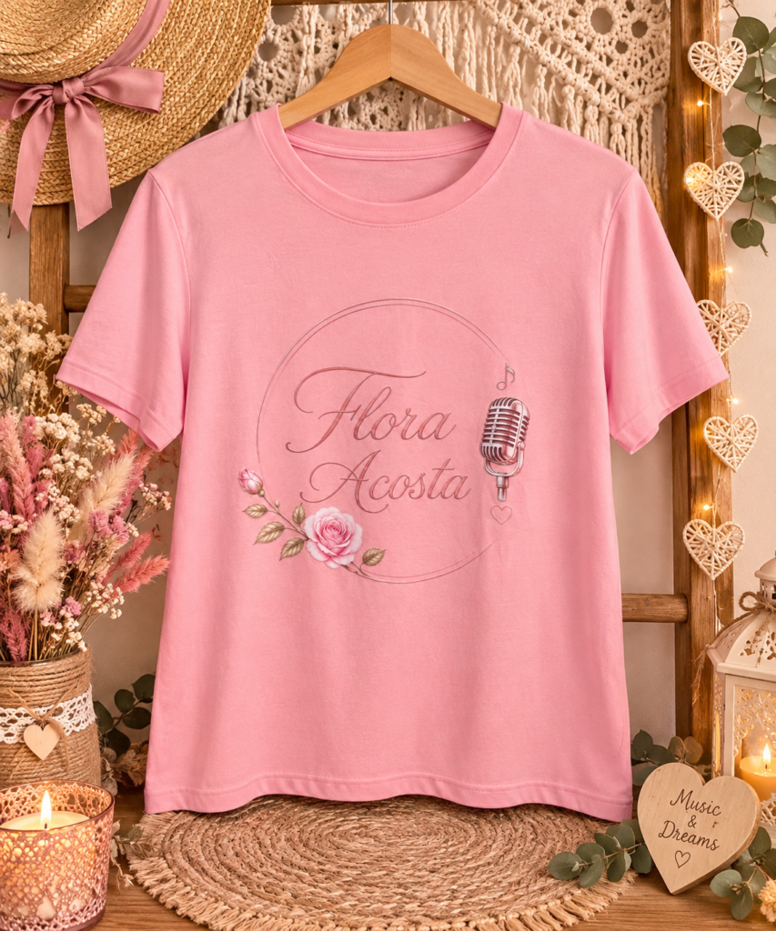 🌸 T-Shirt Logo Flora Acosta 🌸